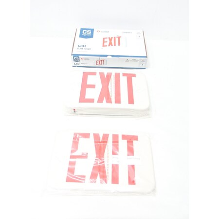 Lithonia Lighting CONTRACTOR SELECT EMERGENCY EXIT SIGN 120/277V-AC EMERGENCY AND EXIT LIGHTING EXR LED EL M6